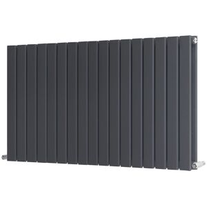 Belfry Heating Shonda Horizontal Double Flat Panel Radiator Anthracite 60cm H x 115.6cm W Image