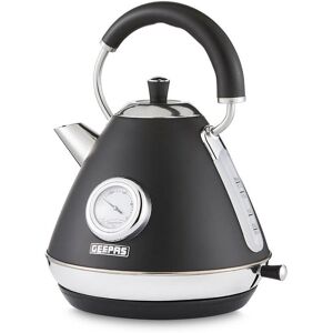 GEEPAS 1.7L Electric Kettle Vintage Cordless 3000W Retrovive Black 1.7L Image
