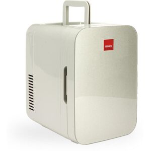 Sensio Home 10L Mini Fridge Portable Silver 34.2cm H X 24.5cm W X 28.9cm D Image