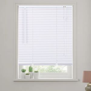 Symple Stuff PVC Plain Indoor Venetian Blind White 150 cm L x 135 cm W Image