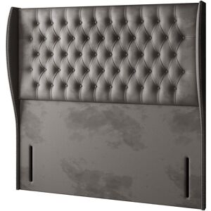 Rosdorf Park Mandalay Upholstered Headboard Grey Small Double (4') Image