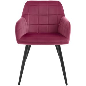 Canora Grey Palumbo Upholstered Dining Chair Red 81cm H X 49cm W X 43cm D Image