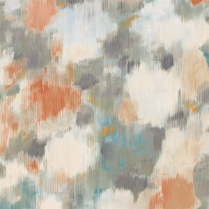 Harlequin Exuberance 10.05m x 52cm Wallpaper Roll Tangerine/Sepia 1,004.93cm L X 51.99cm W Image