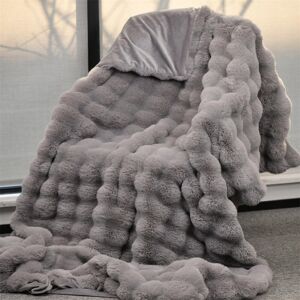 Canora Grey Bansri Throw Blanket Grey W200 x L150cm Image