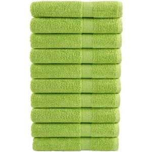 Ebern Designs Nerte 100% Cotton Bath Towels - Set of 10 Apple 200cm L x 100cm W Image