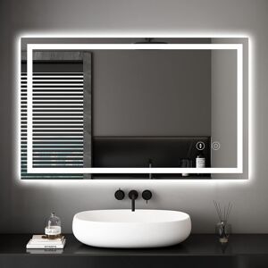Metro Cleatus Mirror Polished Brass 100cm H X 60cm W X 3.5cm D Image