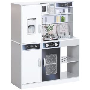 17 Stories Roneisha Kids Kitchen Set White 100.9cm H X 80cm W X 29.7cm D Image