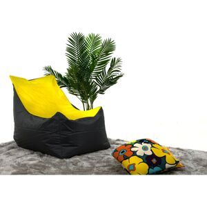 Ebern Designs New Jazz Player Bean Bag Chair Yellow/Grey Image