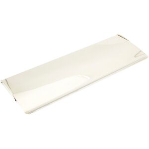 From The Anvil Letter Plate Covers Polished Nickel 13cm H x 35.4cm W x 1.2cm D Image