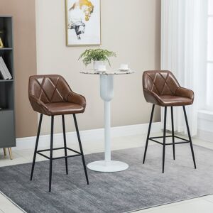 Rio Tregre 76Cm Bar Stool Brown 102.5cm H X 50cm W X 47.5cm D Image