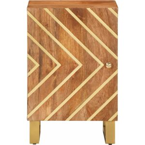 Natur Pur Bender 38Cm W x 58Cm H x 33.5Cm D Bathroom Cabinet Brown and black 58cm H X 38cm W X 33.5cm D Image