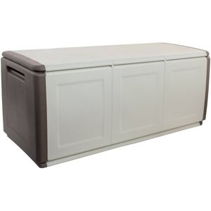 Rebrilliant Polypropylene Multipurpose Container Trunk, Garage, 100% Made In Italy, 138X53H57 Cm Light Grey 57cm H X 138cm W X 53cm D Image