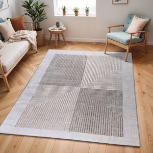 17 Stories Beige/Tan Rug Brown;Beige;Grey;Cream Rectangle 160 x 213cm Image