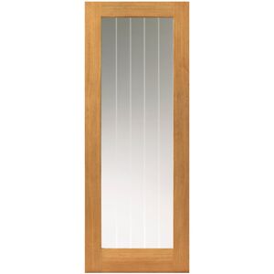 August Grove Montello Oak Internal Door Prefinished 204cm H x 62.6cm W x 4cm D Image