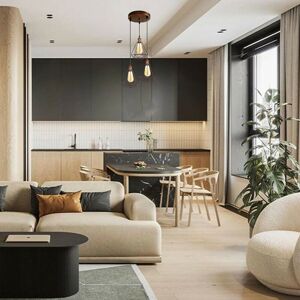 Rio Gallia 3 - Light Cluster Geometric Pendant Rustic Red 122.5cm H X 40cm W X 40cm D Image