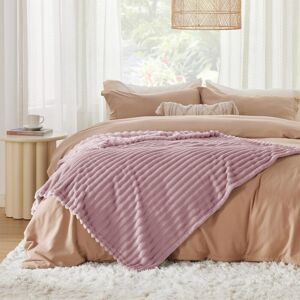 Fairmont Park Aanuoluwa Soft Wool Blanket Pink 200cm W X 150cm L Image