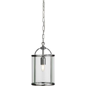 Rosalind Wheeler Montauk 1 - Light Lantern Cylinder Pendant Chrome 38cm H X 20cm W X 20cm D Image