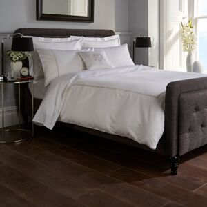 White Noise 800 Thread Count Double Cord Embroidered Sateen Duvet Cover Gray Double Duvet Cover Image
