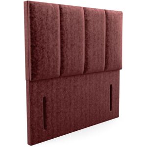 Brayden Studio Middletown Upholstered Headboard Crushed Velvet - Mulberry Kingsize (5') Image