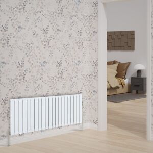 Belfry Heating Adah Horizontal Single Flat Panel Radiator Anthracite 600mm H x 1428mm W Image