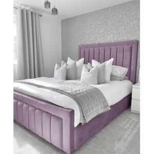 Canora Grey Abianna Upholstered Bed Lilac Double (4'6) Image