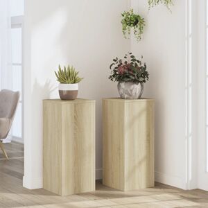 DEvidaxl Vidaxl Plant Stand Sonoma/Oak 70cm H X 30cm L X 30cm D Image