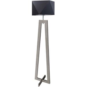 17 Stories Ayaab 152cm Traditional Floor Lamp Ashen Grey/Black 152cm H X 45cm W X 45cm D Image