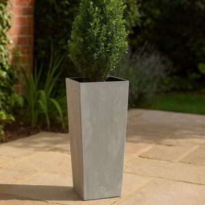 17 Stories Taito Pot Planter Grey 46.5cm H x 25cm W x 25cm D Image