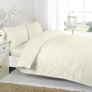 Ebern Designs Brittneyann Duvet Cover Set Cream King Duvet Cover + 2 Standard Pillowcases Image