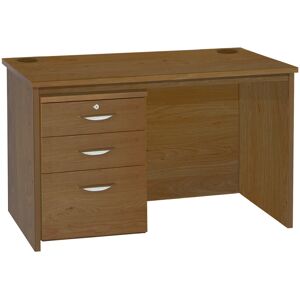 17 Stories Haahris Desk Walnut 72cm H X 120cm W X 70cm D Image