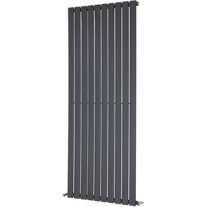 Belfry Heating Shonnard Vertical Single Flat Panel Radiator Anthracite 160cm H x 68cm W Image