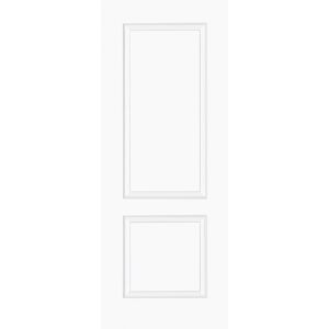 LPD Doors Berlin Prefinished White Internal Door White 198.1cm H x 61cm W x 3.5cm D Image