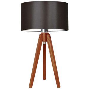 Latitude Run Balinas 48cm Tripod Table Lamp Brown/Dark Grey 48cm H X 30cm W X 30cm D Image