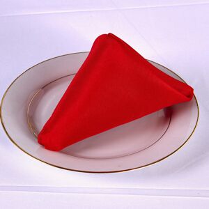 Symple Stuff 100% Polyester 200GSM Napkins Imported High Quality Material Table Ware Dinner Ware Durable Reusable 50PC Red Image