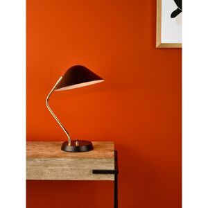 George Oliver Erna Task Table Lamp Polished Brass Satin Black Polished Brass;Satin Black 39cm H X 25cm W X 25cm D Image