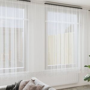 Marlow Home Co. Polyester Semi Sheer Curtain Panel White 300cm Height x 500cm Width Image