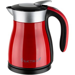 Grunwerg Vacuum Insulated Electric Kettles Vacuum Insulated Eco Friendly Easy Pour Kettle 1.5, 1.2, 1.7 Litre Red 1.8 Quarts Image