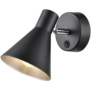 17 Stories Mars Black / Silver 1 Light Wall Bracket Black/Silver 140cm H X 100cm W X 4.5cm D Image