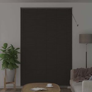 Latitude Run Window Blind With Curtains Manual Dark Grey Aluminium Dark Gray 220cm L x 140cm W Image