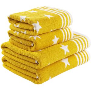 Ebern Designs Machesney Bath Towels Ochre Hand Towel;Bath Towel Image