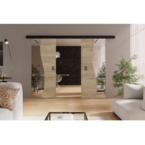 Brayden Studio DOOR FALA 2 Sonoma Oak 214cm x 205cm Image