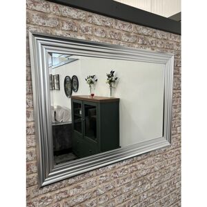 ClassicLiving Winston Deco Accent Mirror Silver 115cm x 65cm Image