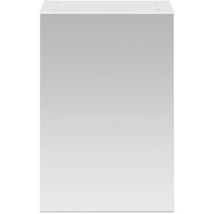 Hudson Reed 45cm x 71.5cm Surface Mount Mirror Cabinet Gloss White 715mm H X 450mm W X 182mm D Image