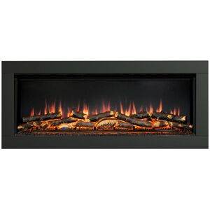 Flare Avella Wall Inset Electric Fire Black 49.2cm H X 115cm W X 16.2cm D Image