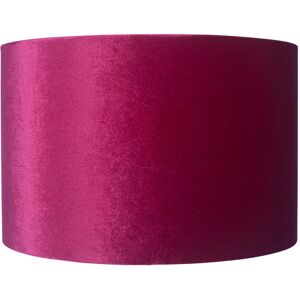 Willa Arlo Interiors Aimon Velvet Drum Lamp Shade Raspberry 29cm H x 45.7cm W x 45.7cm D Image