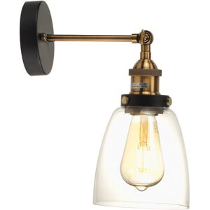 Rio Blairstown 1-Light Armed Sconce Copper / Black 29cm H X 14cm W X 24cm D Image