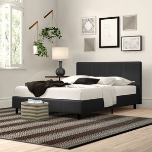 Zipcode Design Morgana Upholstered Bed Frame Black Small Double (4') Image