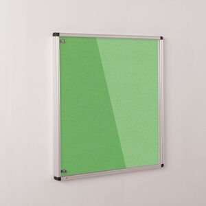 Symple Stuff Wall Mounted Bulletin Board Apple green 90 cm H x 90 cm W x 3.2 cm D Image