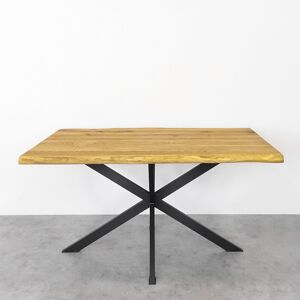 Alpen Home Sonya Dining Table Brown Wood 75cm H x 120cm L x 90cm W Image