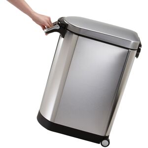 Simplehuman Pet Food Storage Bin Stainless Steel 40 lb Image